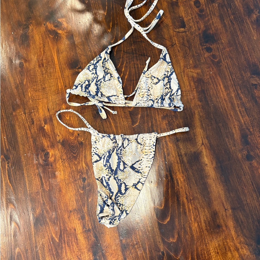 Lioness Snakeskin Bikini